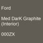 Preview: Ford, Med DarK Graphite (Interior), 000ZX.